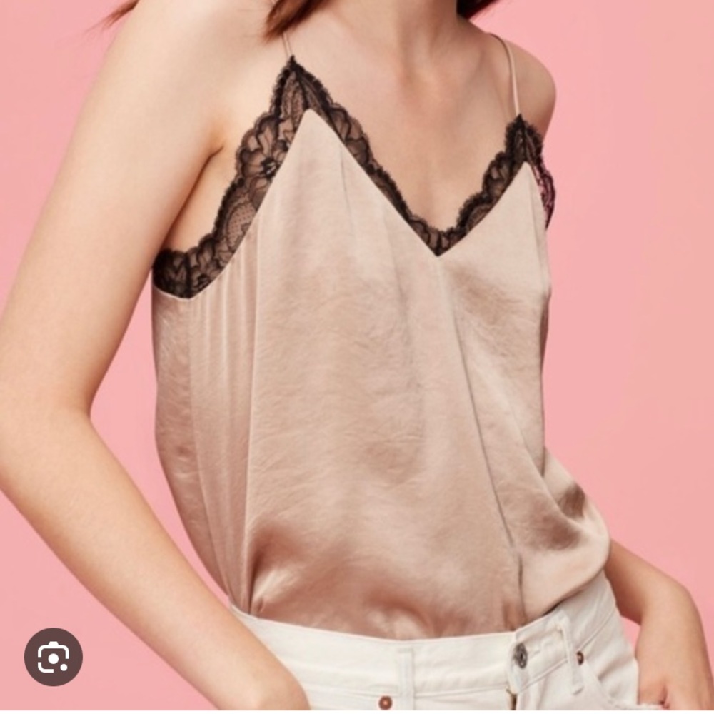 Aritzia Little Moon Lace Camisole Adjustable Straps size 8